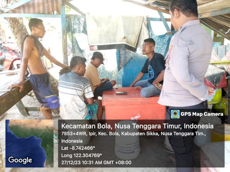 Patroli Rutin Polsek Bola Polres Sikka Meningkatkan Ketertiban dan Situasi Kamtibmas