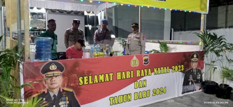 Pengawasan Personil, Siepropam Polres Sikka Cek Pos Pam Ops Lilin 2023