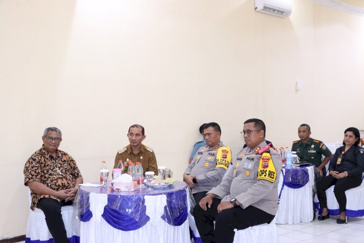 Kunjungan Kerja di Sikka, Kapolda NTT Tatap Muka bersama Forkopimda, Tokoh Agama, Tokoh Masyarakat, KPU, dan Bawaslu Kab. Sikka