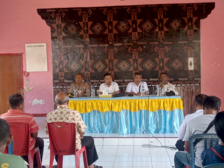 Rapat Koordinasi: Upaya Bersama Menciptakan Keamanan dan Ketertiban