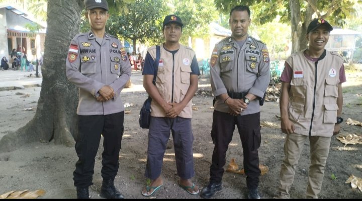 Polsek Alok Polres Sikka Amankan Kegiatan Rapat Terbatas Caleg DPRD Kab.Sikka