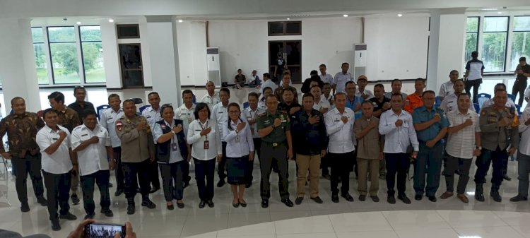 Kasat Samapta Polres Sikka Hadiri Rapat Koordinasi Forkopimda Sikka Bahas Kesiapan Pemilu 2024