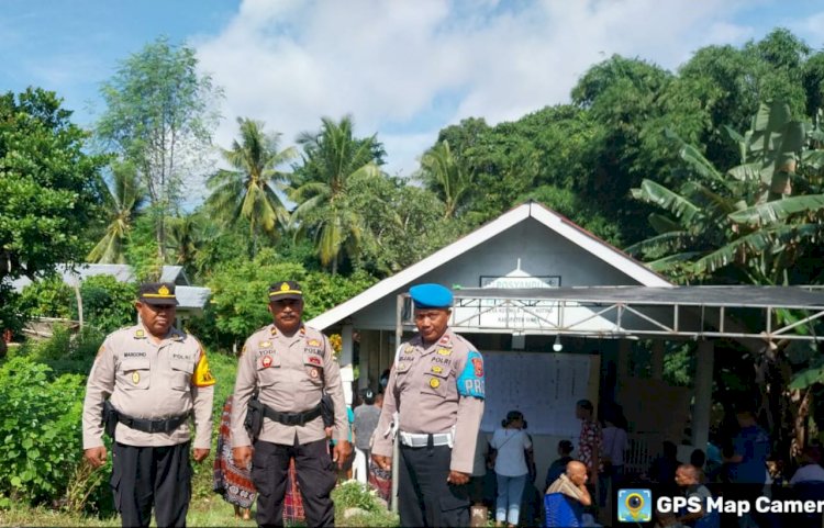Kegiatan Patroli dalam rangka cipta kondisi saat Pemilu Tahun 2024 oleh Pamatwil Kec. Nelle Dan Kec. Koting