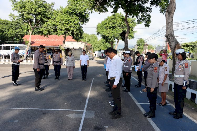 Pimpin apel pagi, Kapolres Sikka sampaikan hal ini