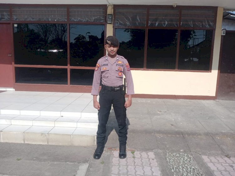 Satuan Samapta Polres Sikka Tetap On Guard: Rumah Dinas Jabatan Kapolres Sikka Terjaga dengan Ketat