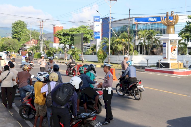 Operasi Keselamatan 2024, Polres Sikka Optimis Wujudkan Kamseltibcarlantas