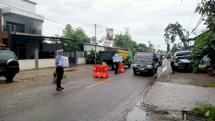 Operasi Keselamatan Turangga 2024, Polres Sikka Pastikan Kamseltibcarlantas Aman dan Kondusif Jelang Idul Fitri