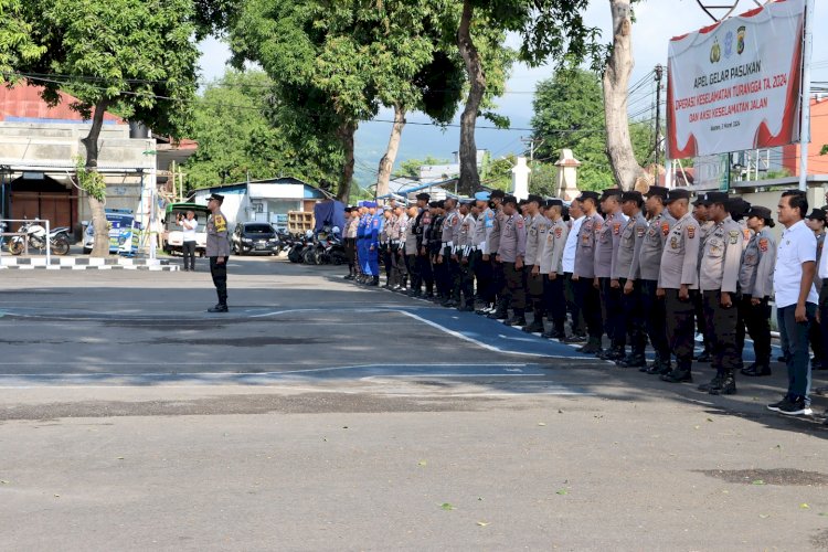 Polres Sikka Gelar Apel Kesiapan Operasi Semana Santa Turangga 2024