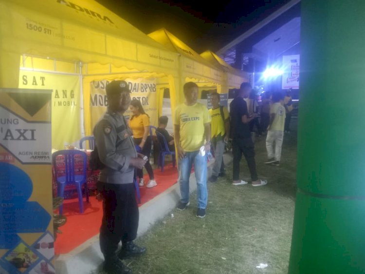 Pengamanan Kegiatan Sobat Expo Adira Finance Cabang Maumere Tahun 2024 Membuka Peluang Ekonomi Lokal