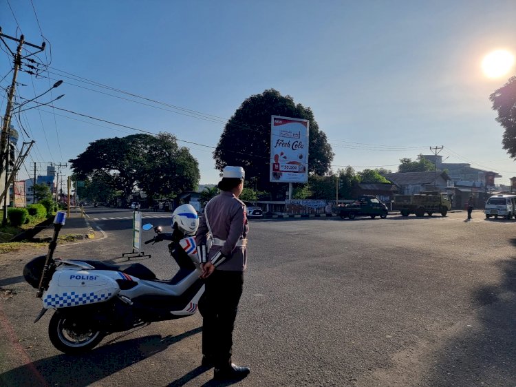 Wujudkan Kamseltibcarlatnas Yang Aman dan Tertib, Sat Lantas Polres Sikka Rutin Lakukan Operasi Penertiban Lalu Lintas