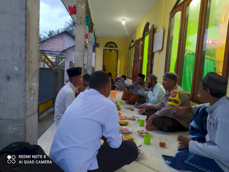 Bhabinkamtibmas Bripka Husen Bethan Buka Puasa Bersama Warga Binaan