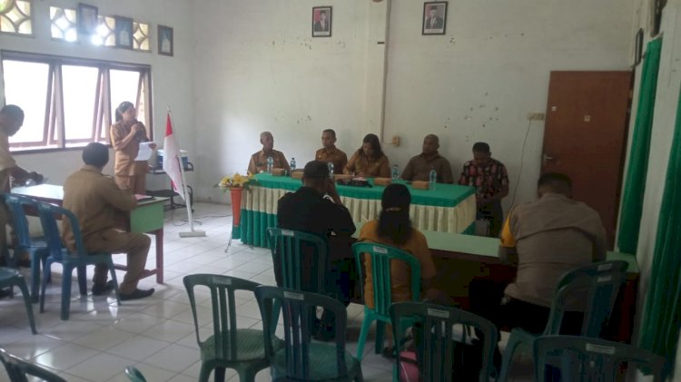 Kapolsek Kewapante Hadiri Rapat Koordinasi Penutupan Penambangan Ilegal dan Penanganan Banjir