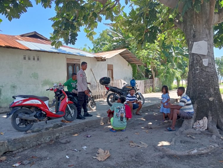 Wujudkan Sinergitas Dengan Warga, Bhabinkamtibmas Rutin Laksanakan Sambang