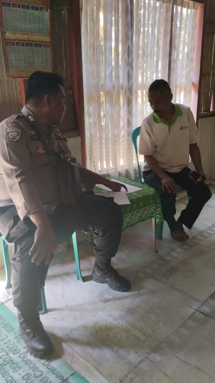Bhabinkamtibmas Tingkatkan Keamanan Lewat Sambang di Wilayah Binaannya