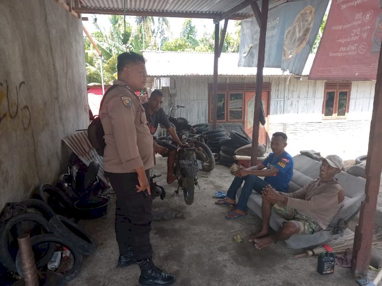 BHABINKAMTIBMAS SAMBANG WARGA DESA BINAAN WUJUDKAN KEMITRAAN
