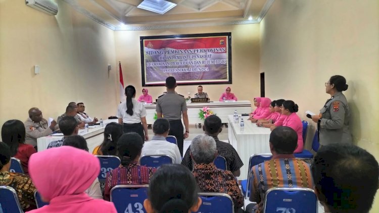 PELAKSANAAN GIAT SIDANG PEMBINAAN PERKAWINAN BADAN PEMBANTU PENASEHAT PERKAWINAN PERCERAIAN DAN RUJUK (BP4R) POLRES SIKKA