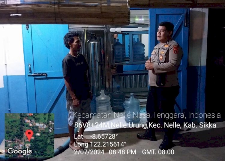 Ciptakan Malam Yang Aman Dan Kondusif : Polsek Nelle Tingkatkan Patroli