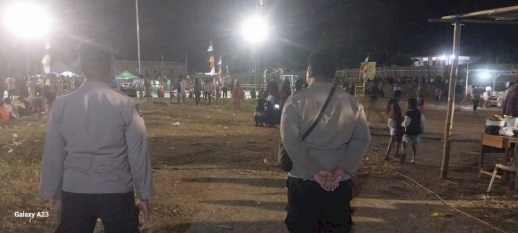 Polsek Nelle Amankan Turnamen Futsal Paroki Rohkudus Nelle Cup I Tahun 2024.