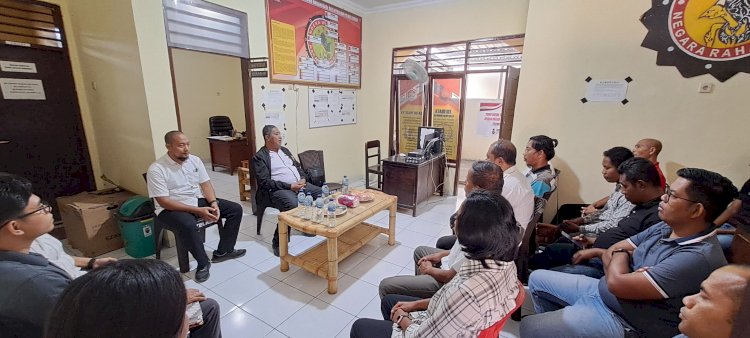 Kegiatan Supervisi Tim Dit Intelkam Polda NTT di Sat Intelkam Polres Sikka