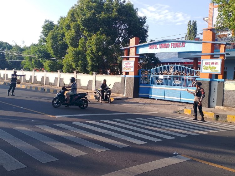 PATROLI DAN PENGATURAN LALU LINTAS OLEH UNIT TURJAWALI SAT. SAMAPTA POLRES SIKKA