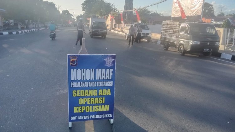 SAT.LANTAS LAKSANAKAN PENERTIBAN RANMOR DI WILAYAH HUKUM POLRES SIKKA