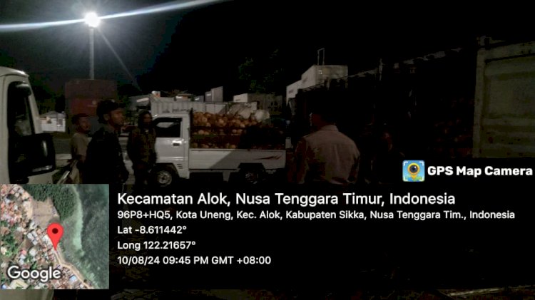 Jamin Keamanan, Personil KP3 Laut Maumere Lakukan Patroli di Areal Pelabuhan L. Say dan Pelabuhan Rakyat Wuring