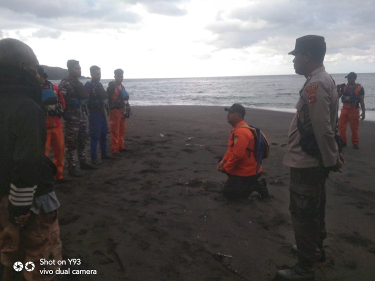 Pelajar Terseret Arus di Laut Desa Du, Pencarian Masih Berlangsung di Tengah Gelombang Kuat