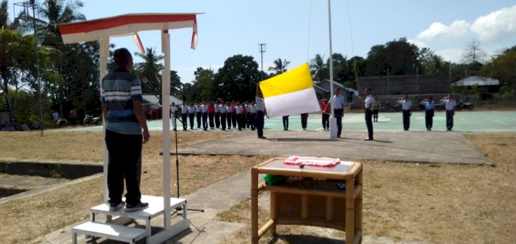 GLADI BERSIH UPACARA MEMPERINGATI HUT KE- 79 KECAMATAN NELLE.