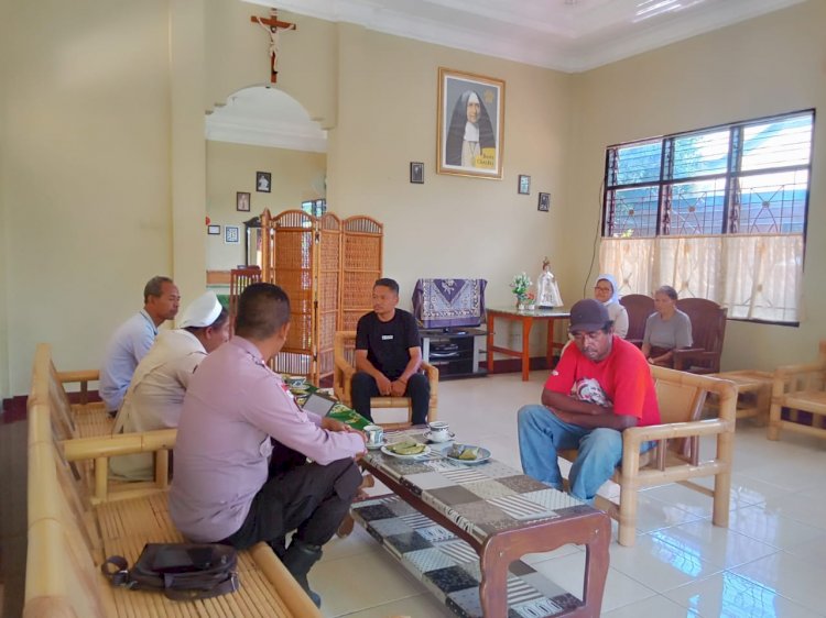 Kegiatan Bhabinkamtibmas Desa Kolisia B Kec.Magepanda, Kab. Sikka Melaksanakan Patroli dan Problem Solving.