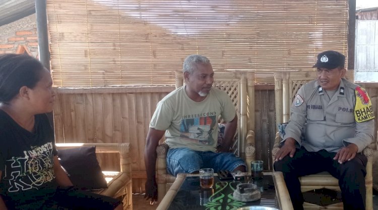 kegiatan Patroli Dan Sambang Aiptu I Dewa Gede Swijana, Bhabinkamtibmas Desa Dobo, Kec. Mego, Kab. Sikka