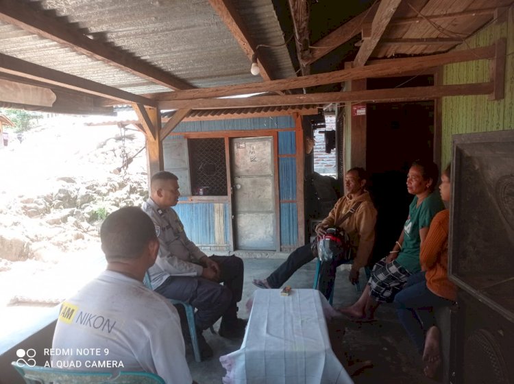 Bhabinkamtibmas Polsek Paga Laksanakan Giat Patroli Sambang di Dusun Gera 2