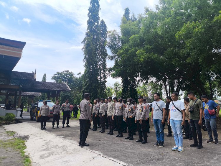 Polres Sikka Amankan Aksi Damai Ikatan Mahsiswa Muhammadya (IMM)