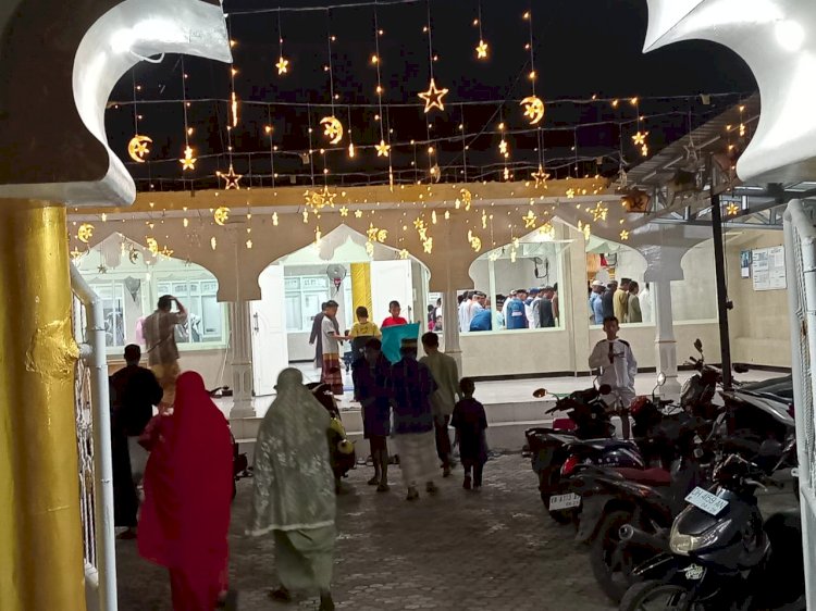Polsek Kewapante Laksanakan Pengamanan Kegiatan Ibadah Sholat Tarawih dan Witir