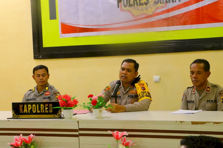 Kapolres Sikka Pimpin Anev Bulanan Bhabinkamtibmas, Tekankan Stabilitas Kamtibmas dan Dukungan Program Ketahanan Pangan.