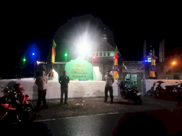 GIAT MONITORING DAN PENGAMANAN SHALAT TARAWIH DAN WITIR DI MASJID DALAM WILAYAH HUKUM POLSEK PAGA
