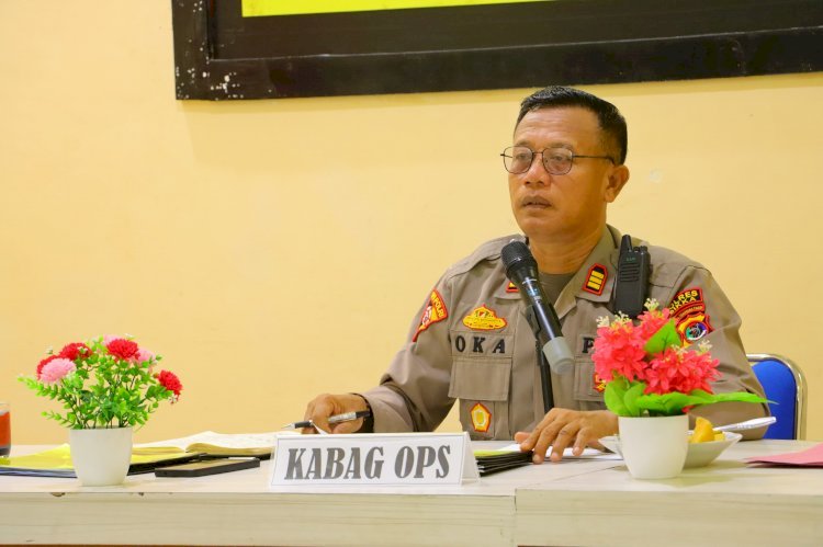 Evaluasi Operasi Ketupat Turangga 2025: Polres Sikka Siap Perkuat Pengamanan Jelang Paskah