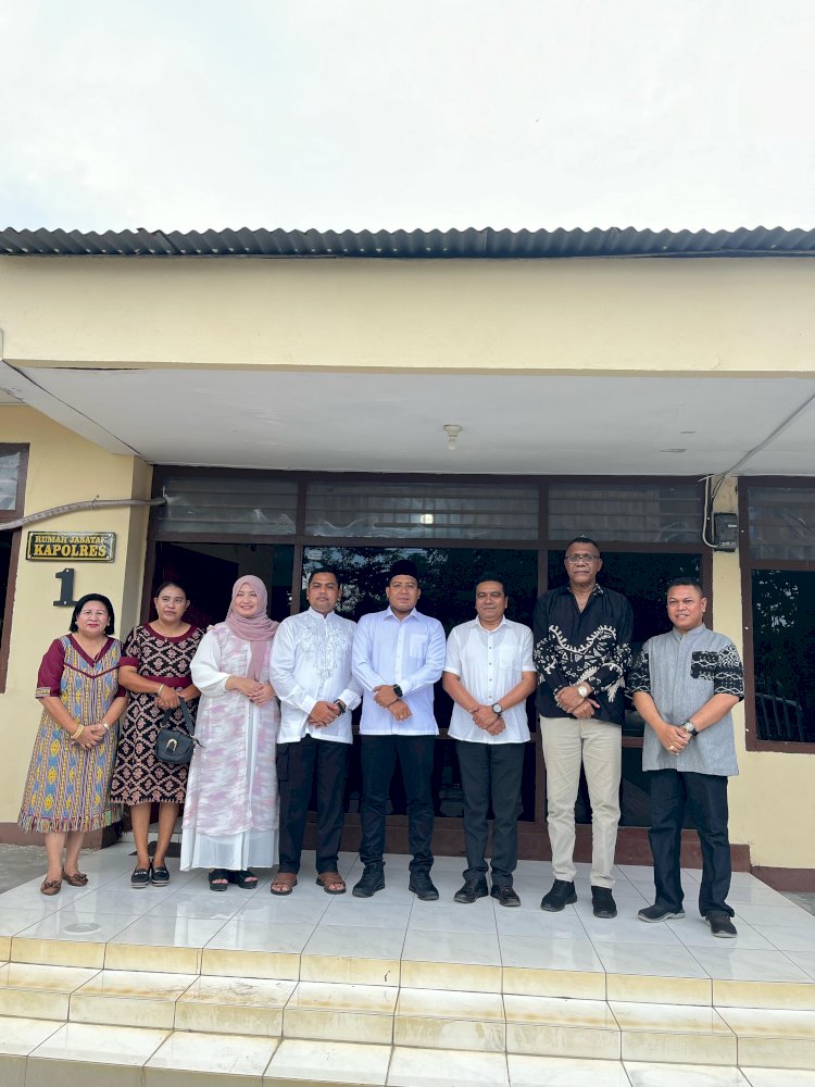 Kapolres Sikka Gelar Open House Idul Fitri 1446 H, Pererat Silaturahmi dengan Jajaran Polres dan Pejabat Daerah