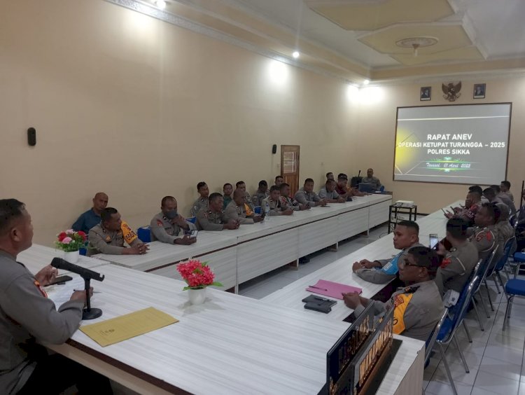 ANEV OPERASI KETUPAT TURANGGA 2025 DI WILAYAH HUKUM POLRES SIKKA