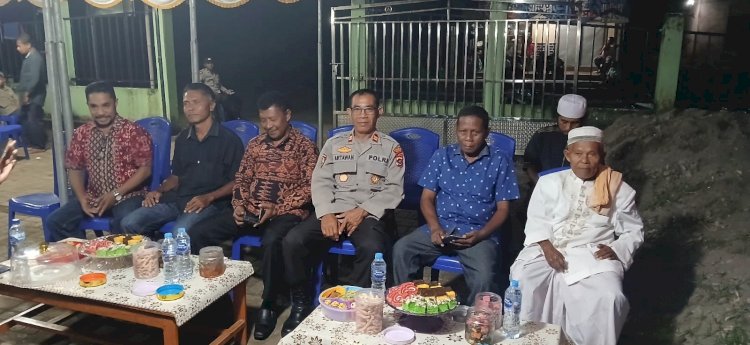 Halal Bi Halal di Masjid Baitul Hamid Nangatobong, Waigete, Sikka Berjalan Lancar dan Khidmat