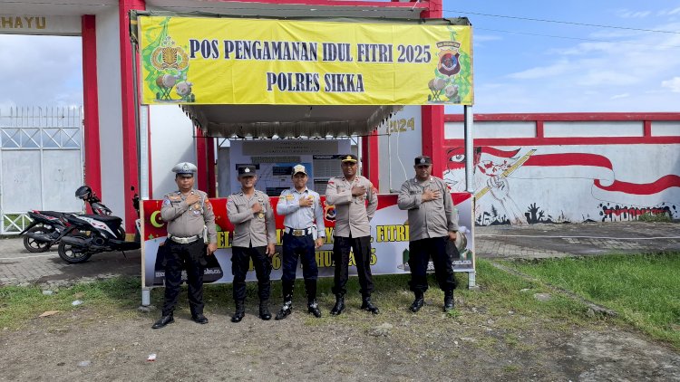 Operasi Ketupat Turangga 2025 Resmi Berakhir, Kapolres Sikka Apresiasi Dedikasi Personel