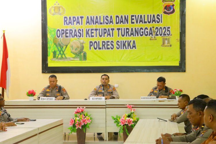 Polres Sikka Gelar Anev Akhir Operasi Ketupat Turangga 2025: Kapolres Tegaskan Optimalisasi Kendaraan Operasional dan Kesiapan Semana Santa