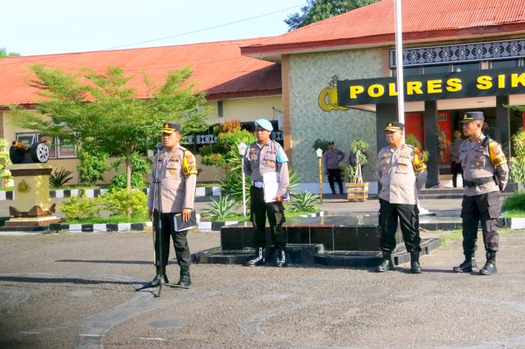 334 Personel Disiagakan, Polres Sikka All Out Amankan Kunjungan Wapres Gibran ke Kabupaten Sikka