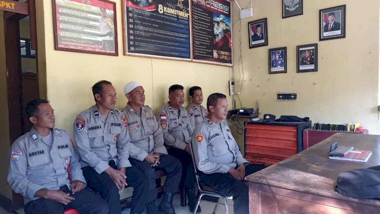 Perkuat Mental dan Spiritual, Polres Sikka dan Jajaran Polsek Gelar Bimbingan Rohani Serentak Secara Daring