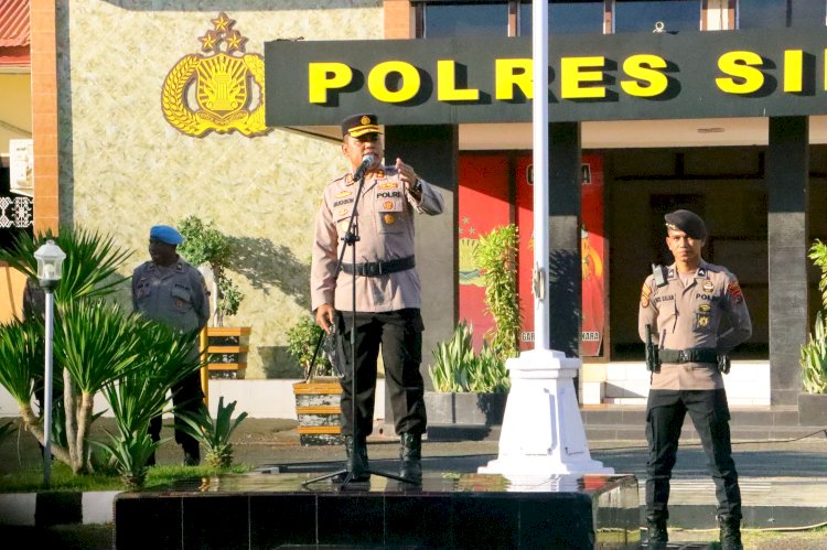 Kapolres Sikka Instruksikan Bhabinkamtibmas Gencarkan Pencegahan Premanisme Lewat Pendekatan Humanis dan Penegakan Hukum Terukur