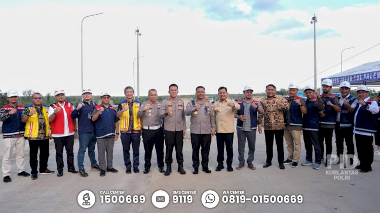 Kakorlantas Polri Tinjau Jalan Tol Banyuasin–Betung: Prioritaskan Keselamatan & Evaluasi Kepadatan Lalu Lintas