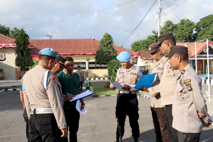 Apel Fungsi Polres Sikka: Disiplin Personel Jadi Fokus Utama Menuju Pelayanan Presisi