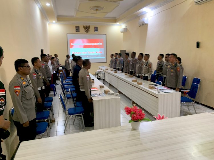 Tertib Berlalu Lintas, Aman di Jalan: Polres Sikka Gelar Latpraops Patuh Turangga 2025