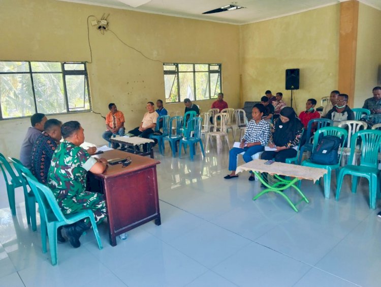 POLRI UNTUK MASYARAKAT:KEGIATAN RAPAT KOORDINASI LINTAS SEKTORAL DALAM RANGKA PEMBENTUKAN PANITIA HUT KEMERDEKAAN RI KE 80 SEKECAMATAN TALIBURA
