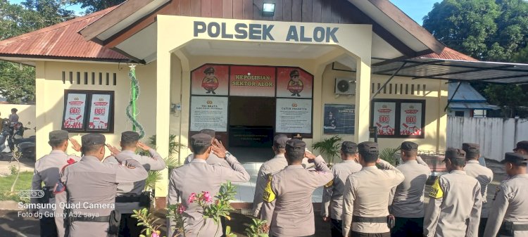 Polri Untuk Masyarakat : Polsek Alok Polres Sikka Selesaikan Penanganan Kasus  Lewat Restoratif Justice