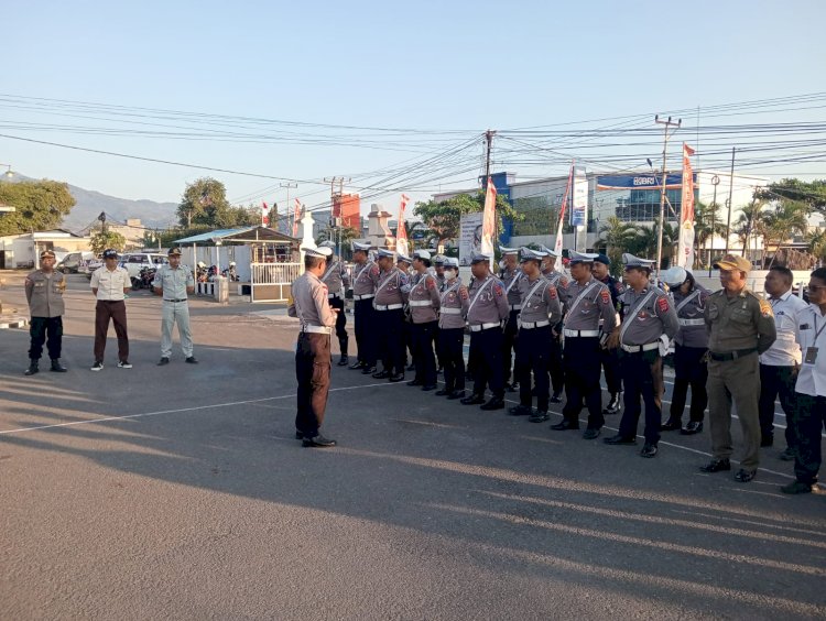 Tertib di Jalan, Selamat di Tujuan: Polres Sikka Gelar Penertiban Ranmor